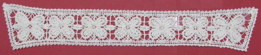 8" Crochet Applique-Ivory<br>see Special Pricing Tab