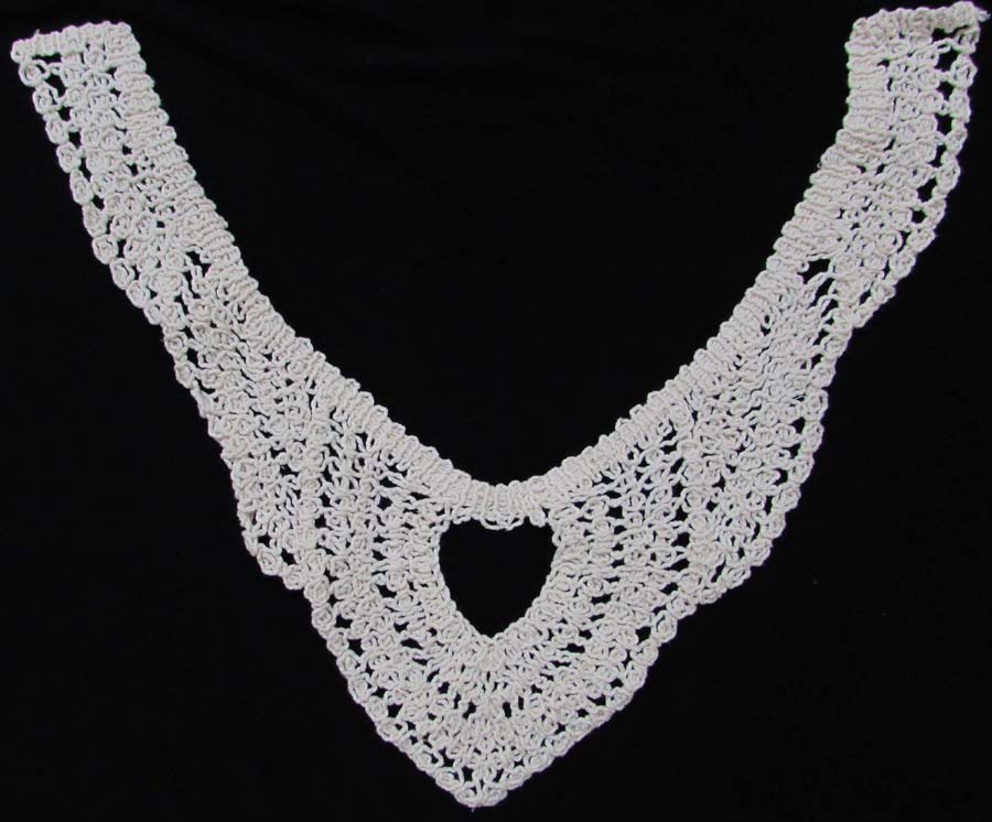 11.5" x 9" Crochet Lace Yoke-Natural