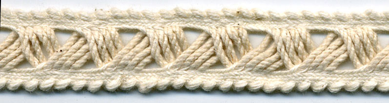 <font color="red">IN STOCK</font><br>1/2" Cotton Macrame Cord Braid-Natural