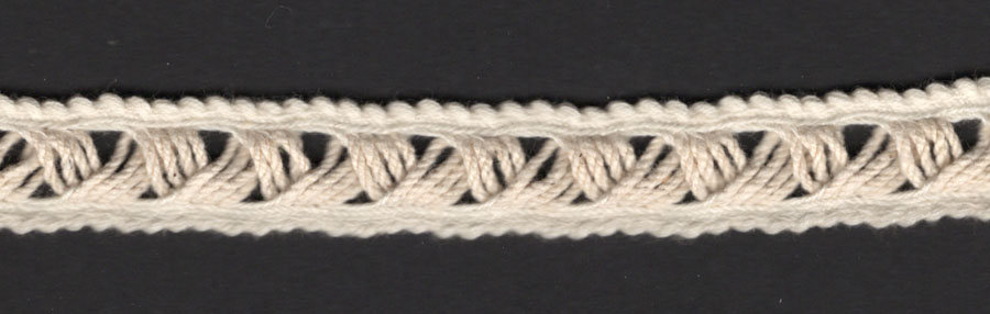 <font color="red">IN STOCK</font><br>1/2" Cotton Macrame Cord Braid-Natural