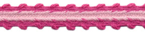 <font color="red">IN STOCK</font><br>3/8" Cotton Outbound Edge-Power Pink/Pink Combo