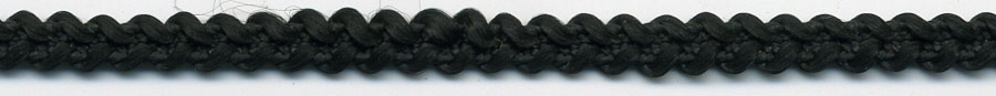 3/16" 4 Line Poly Star Braid-Black<br>See Special Pricing Tab