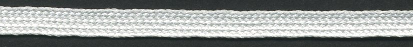 <font color="red">IN STOCK</font><br>3/16" Poly Middy Braid-White