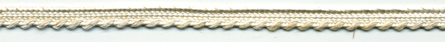 3/16" 4 Line Rayon Star Braid-Linen Color<br>see Special Pricing Tab