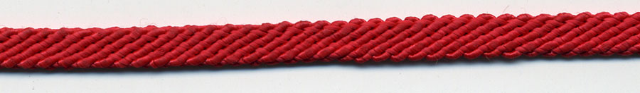 <font color="red">IN STOCK</font><br>1/4" Rayon File Braid-Red