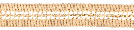 <font color="red">IN STOCK</font><br>1" Cotton/Rayon Gimp Incert Braid-Natural