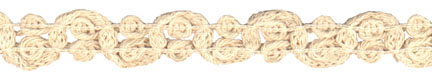 <font color="red">IN STOCK</font><br>1" Cotton Knit Braid-Natural