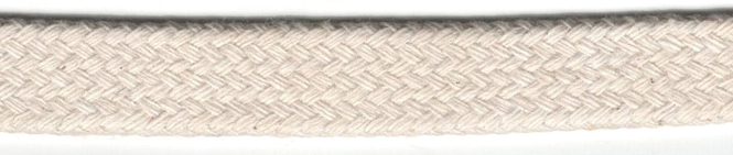 <font color="red">IN STOCK<br>MADE IN USA</font><br>1/2" Flat Sleeving Cord-Natural