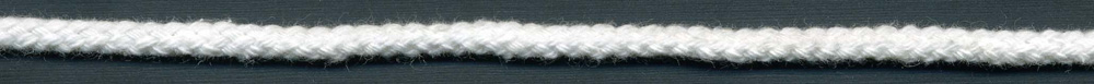<font color="red">IN STOCK<br>MADE IN USA</font><br>3/16" Cotton Drawcord-White