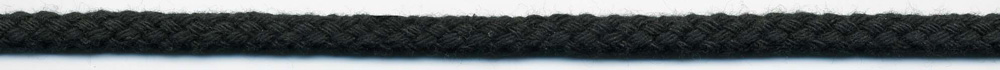 <font color="red">IN STOCK<br>MADE IN USA</font><br>3/16" Cotton Drawcord-Black