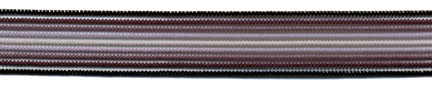 <font color="red">IN STOCK</font><br>5/8" Poly Knit Elastic Stripe-Wine Combo