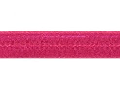 <font color="red">IN STOCK</font><br>5/8" Nylon Foldover Elastic-Hot Pink