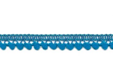 <font color="red">IN STOCK</font><br>3/8" Poly Mini Ball Fringe-Turquoise