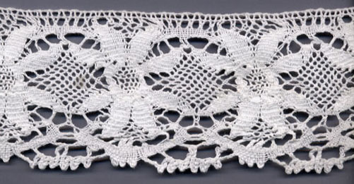 <font color="red">IN STOCK</font><br>3+1/4" Rossetti Cotton Cluny Lace-Raw White