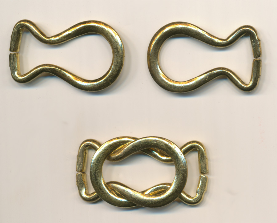 <font color="red">IN STOCK</font><br>5/8" Bottle Opener Style Clasp-Gold (2 pc set)