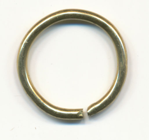 1/2" Metal "O" Rings-Gold