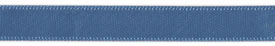<font color="red">IN STOCK</font><br>1/4" Single Face Poly Satin Ribbon-Antique Blue