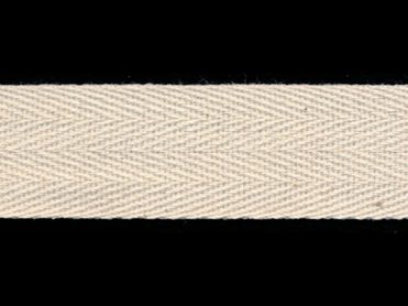 <font color="red">IN STOCK</font><br>1/4" Basic Cotton Twill Tape-Natural