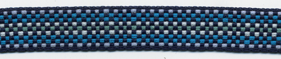 1/2" Poly Ombre Braid-Blue Combo<br>see Special Pricing Tab