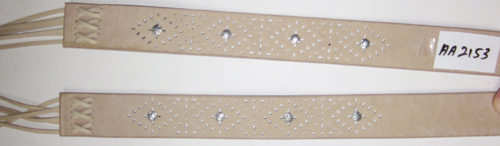 Faux Leather Belt With Nailheads Example-V-1352-AA2153-1