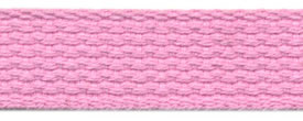 <font color="red">IN STOCK</font><br>1" Cotton Webbing-Pink<br>(Industry Standard)