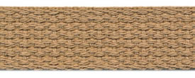 <font color="red">IN STOCK</font><br>1" Cotton Webbing-Beige<br>(Industry Standard)