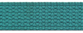 <font color="red">IN STOCK</font><br>1" Cotton Webbing-Lt. Teal<br>(Industry Standard)