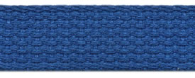 <font color="red">IN STOCK</font><br>1" Cotton Webbing-Royal<br>(Industry Standard)