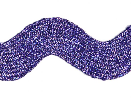 <font color="red">IN STOCK</font><br>1+5/8" Metallic Ric Rac-Orchid
