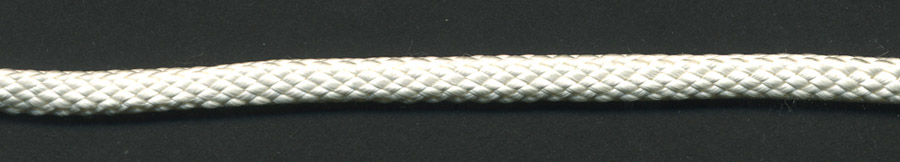 <font color="red">IN STOCK<br>MADE IN USA</font><br>1/4" Rayon Round Bolo Cord-Natural