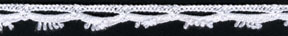 <font color="red">IN STOCK</font><br>9/16" Cotton Cluny Lash Edge-White
