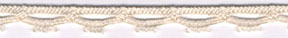 <font color="red">IN STOCK</font><br>9/16" Cotton Cluny Lash Edge-Natural