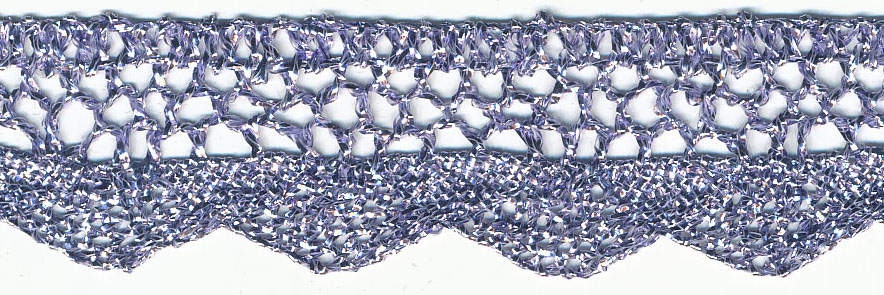 <font color="red">IN STOCK</font><br>3/4" Lame Cluny Edge-Lilac Combo