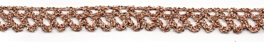 <font color="red">IN STOCK</font><br>3/8" Lame' Cluny Edge-Copper/White