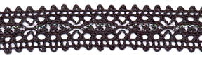 <font color="red">IN STOCK</font><br>3/4" Lame/Iris Cluny Galloon-Black