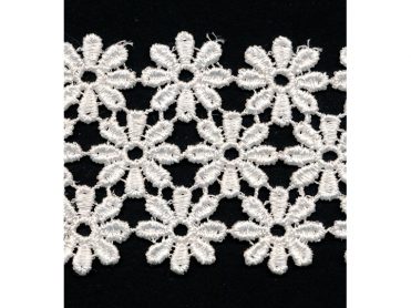 <font color="red">IN STOCK</font><br>2+1/4" Rayon Venise Floral Lace-Ivory