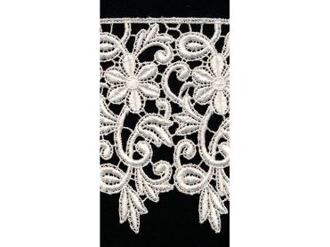 <font color="red">IN STOCK</font><br>4+3/4" Rayon Venise Lace-Ivory