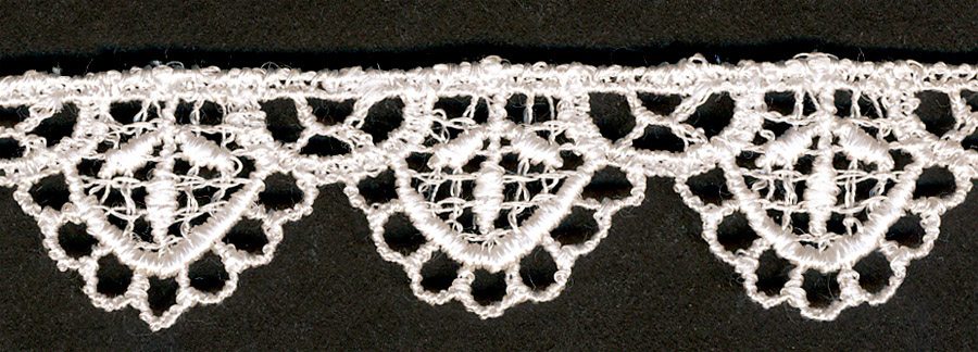 <font color="red">IN STOCK</font><br>3/4" Rayon Venise Lace-Ivory