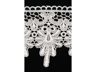 <font color="red">IN STOCK</font><br>4" Rayon Venise Lace-Ivory