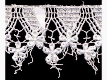<font color="red">IN STOCK</font><br>2" Rayon Venise Lace-Ivory