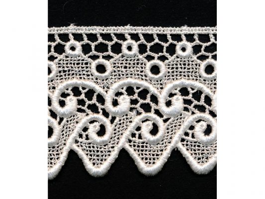 <font color="red">IN STOCK</font><br>2+1/2" Rayon Venise Lace-Ivory