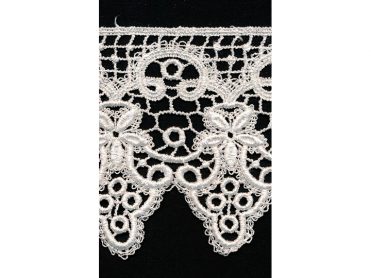 <font color="red">IN STOCK</font><br>4" Rayon Venise Lace-Ivory
