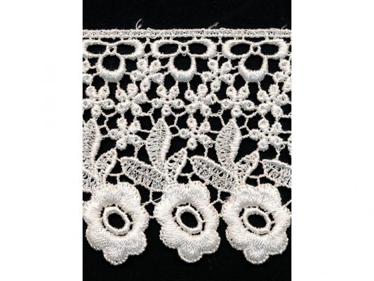 <font color="red">IN STOCK</font><br>3+1/2" Rayon Venise Lace-Ivory