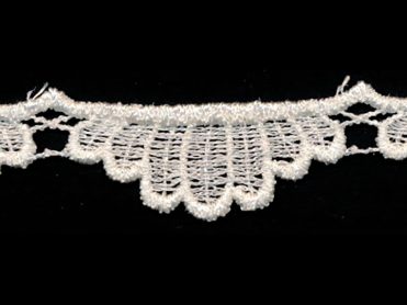 <font color="red">IN STOCK</font><br>1+5/8" Rayon Venise Lace-Ivory