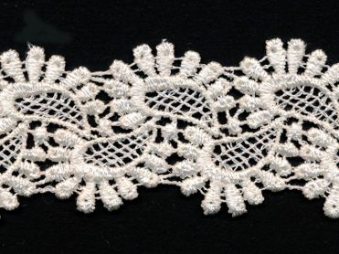 <font color="red">IN STOCK</font><br>1+3/4" Rayon Venise Lace-Ivory