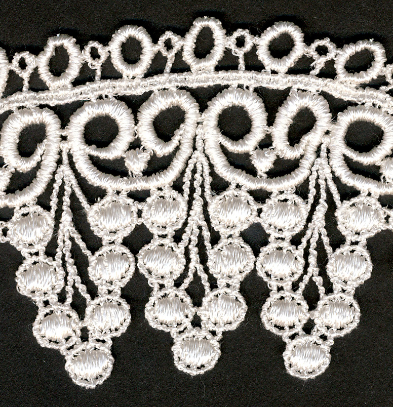 <font color="red">IN STOCK</font><br>2" Rayon Venise Lace-Ivory