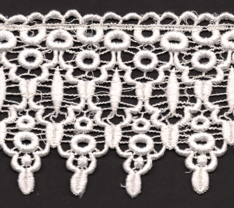 <font color="red">IN STOCK</font><br>3+1/4" Rayon Venise Lace-Ivory