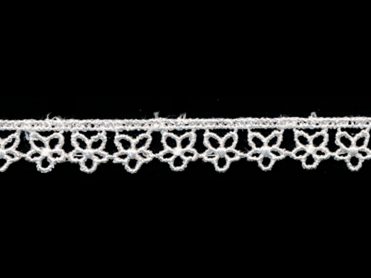 <font color="red">IN STOCK</font><br>1/2" Rayon Floral Venise Lace-Ivory