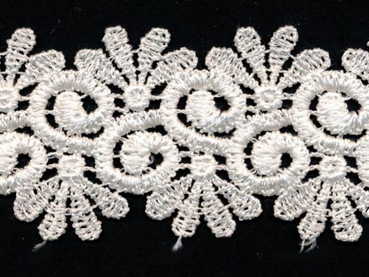 <font color="red">IN STOCK</font><br>1+3/4" Rayon Venise Lace-Ivory