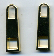 <font color="red">IN STOCK</font><br>1+1/4" Classic Zipper Pull-Polished Gold